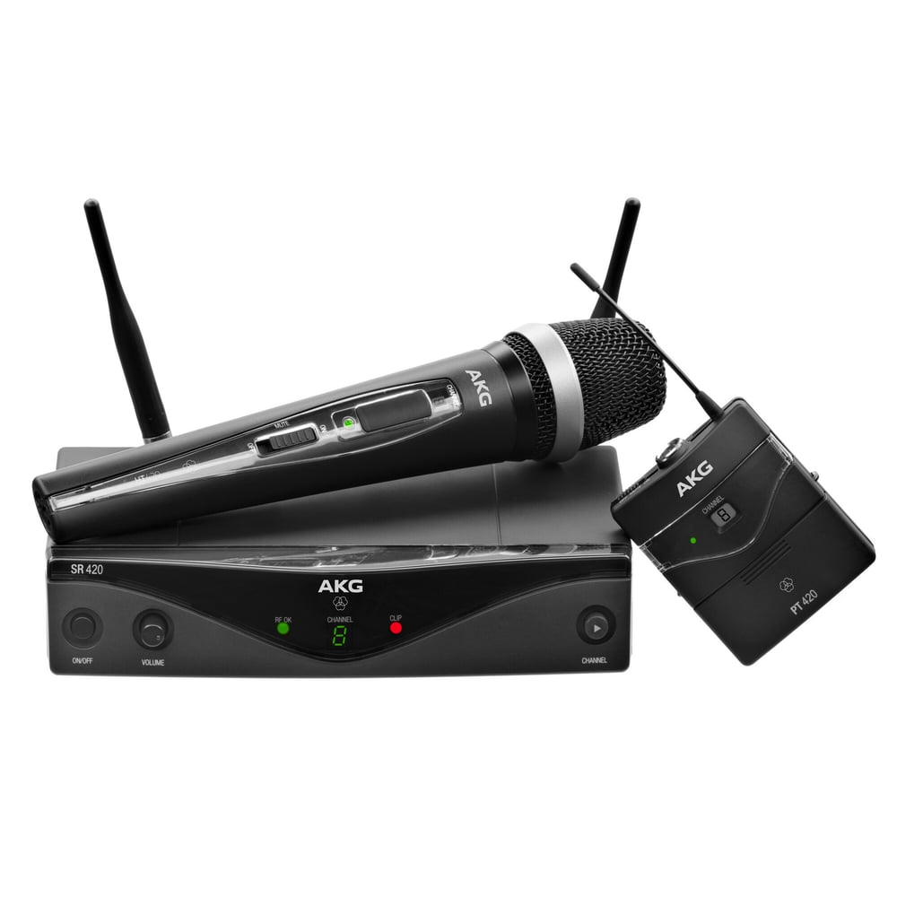 AKG 3413H00010 Wms420 Headworn Set Band-A, Wireless Microphone System 420