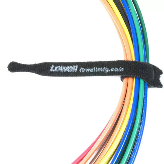 Lowell VCW-12 Hook-and-Loop Cable Wraps for AV and Network Installs