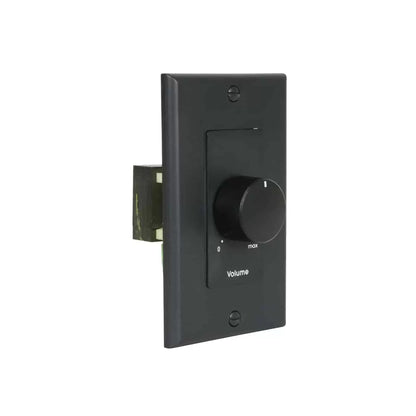 Lowell 100W Mono Volume Control With Precision Steps And Decorator Wall Plate | Black