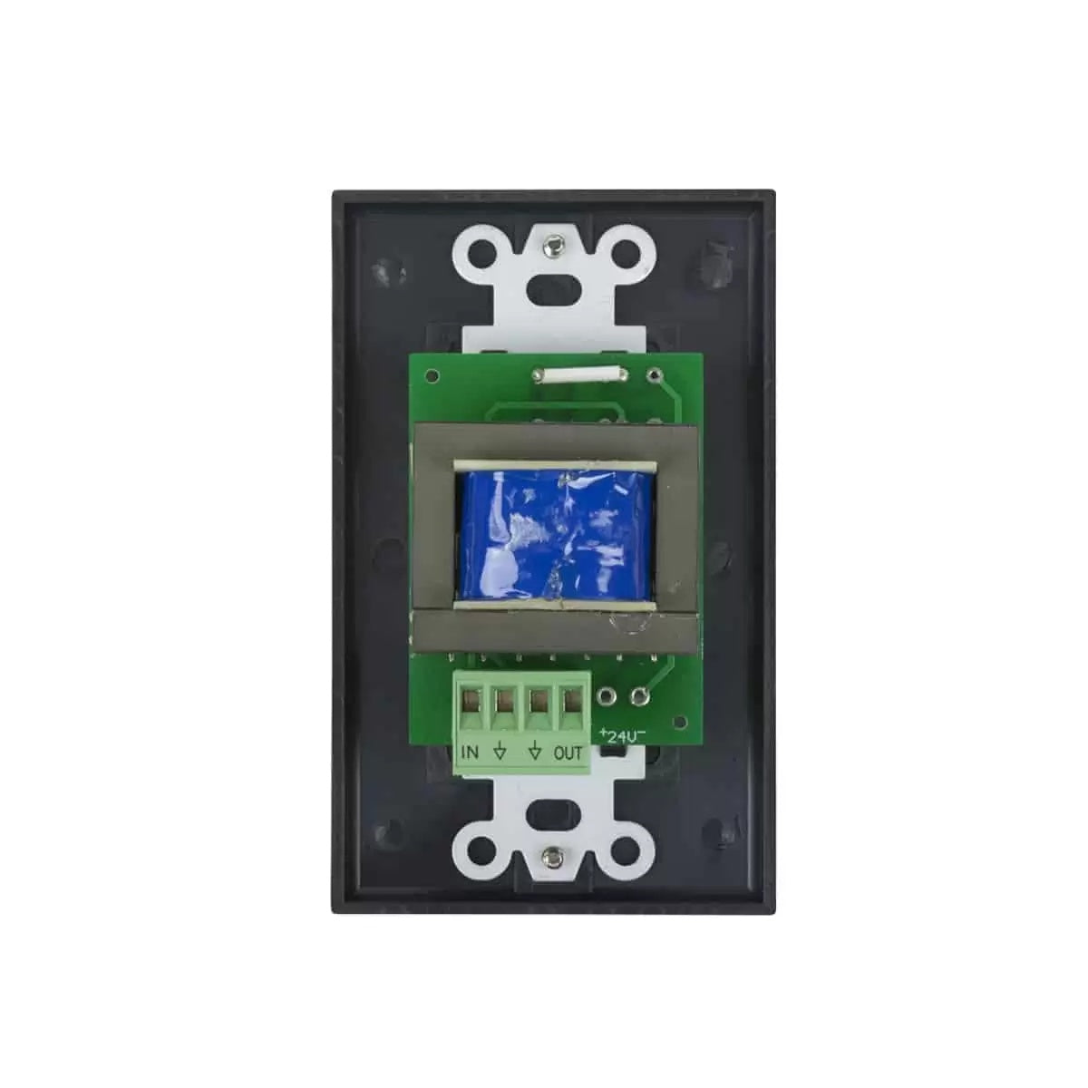 Lowell 100W Mono Volume Control With Precision Steps And Decorator Wall Plate | Black