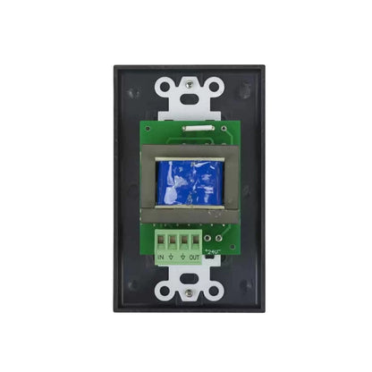 Lowell 100W Mono Volume Control With Precision Steps And Decorator Wall Plate | Black