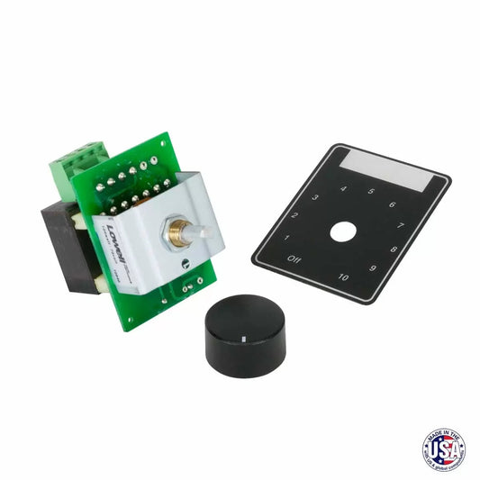 Lowell 100W Mono Volume Control With Precision Steps And Standard Wall Plate | White