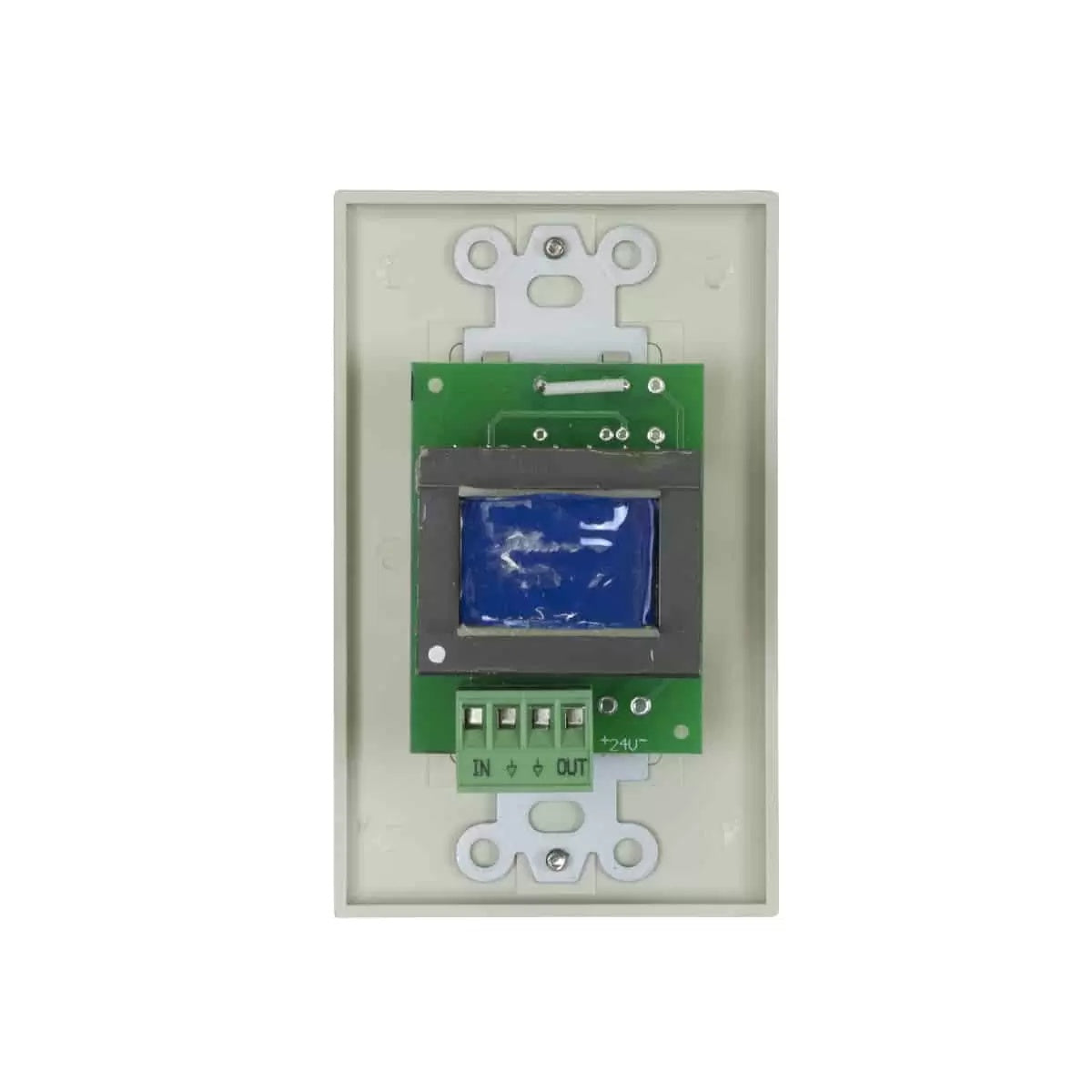Lowell 100W Mono Volume Control With Decorator Wall Plate | Without Bypass | Almond