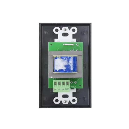 Lowell 100W Mono Volume Control With Decorator Wall Plate | Without Bypass | Black