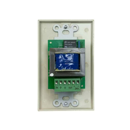 Lowell 100W Mono Volume Control With Decorator Wall Plate | With Bypass | Almond