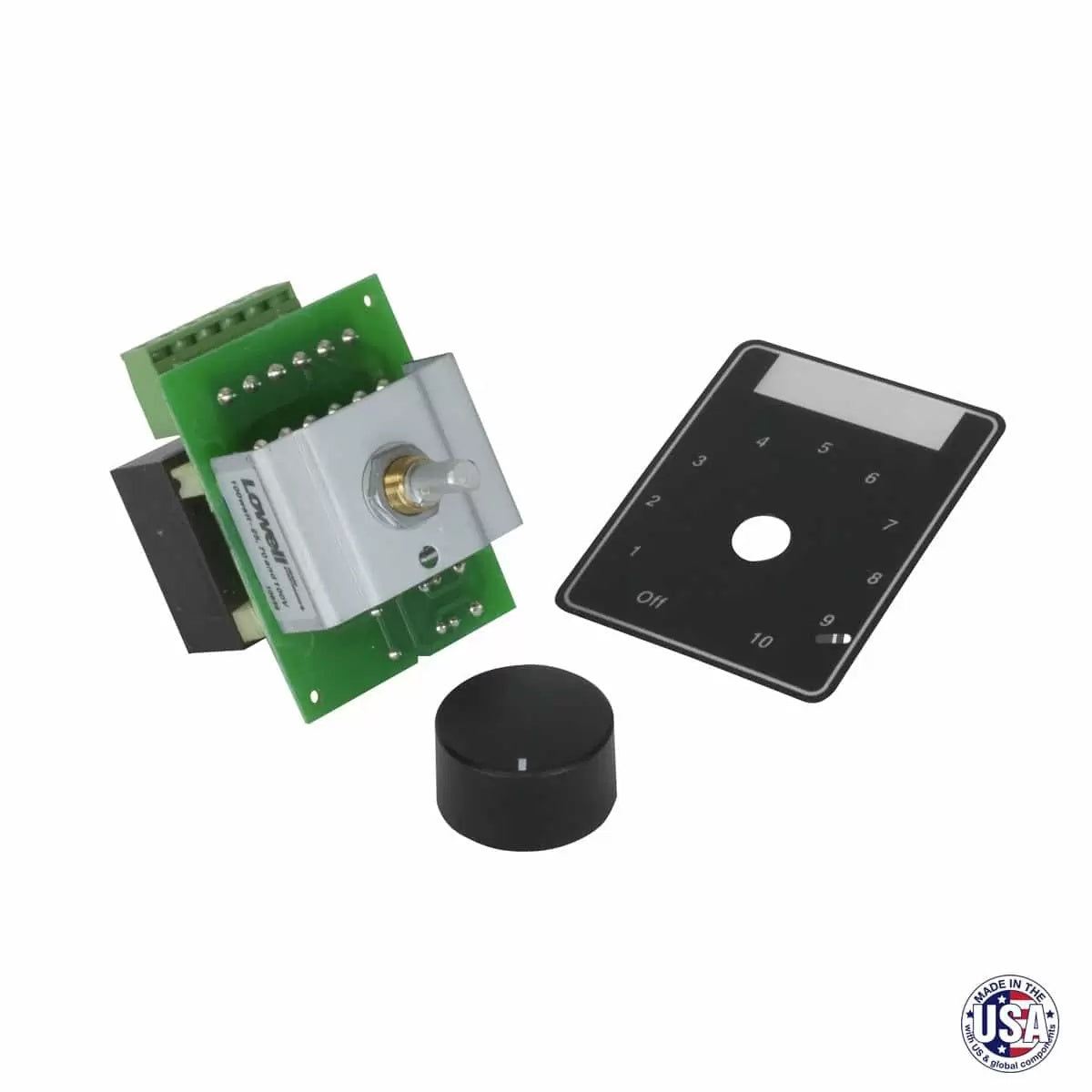 Lowell 100W Mono Volume Control With Adhesive Dial Scale For 70V | With Bypass