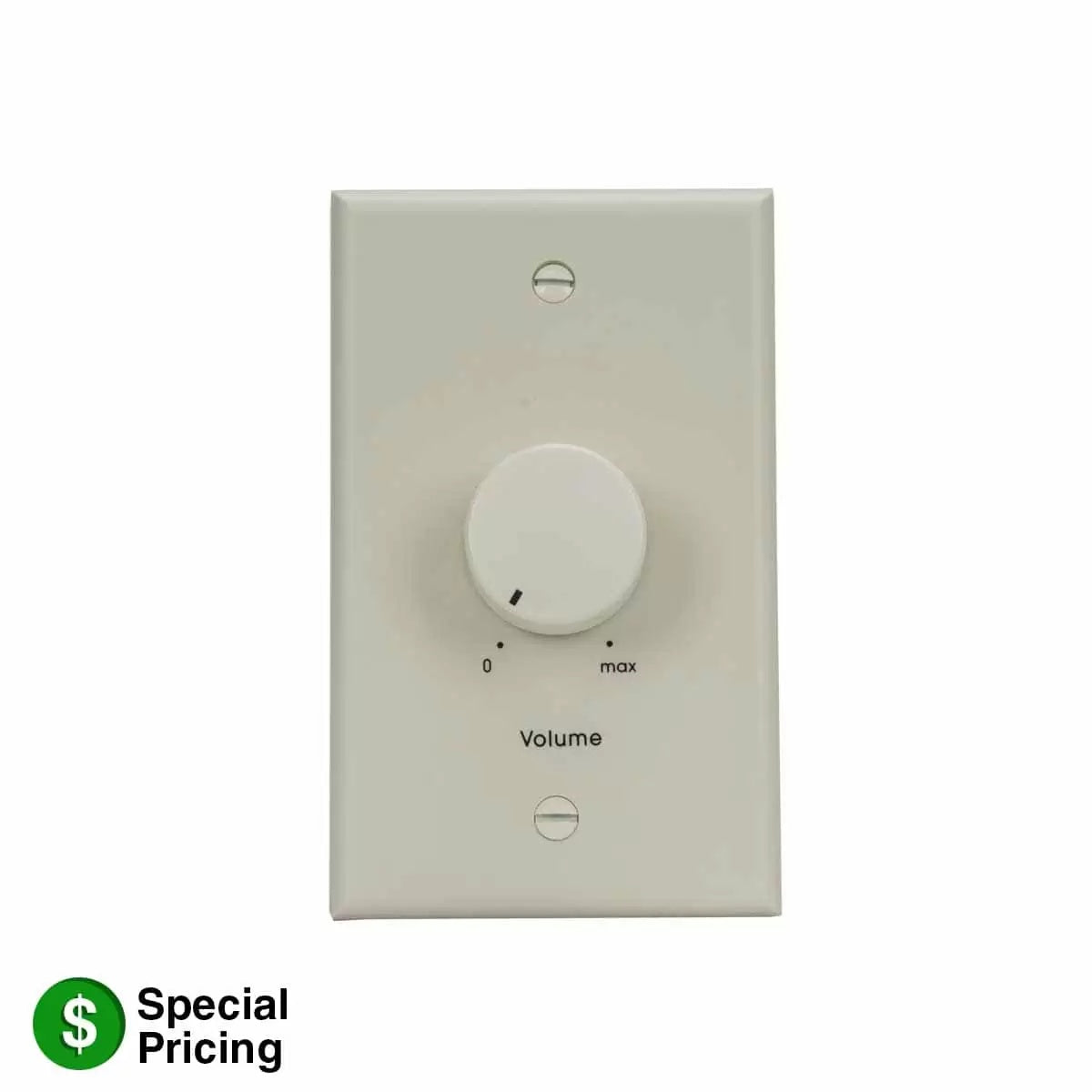 Lowell 100W Mono Volume Control With Adhesive Dial Scale For 70V | Without Bypass