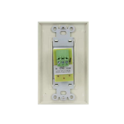 Lowell 10k ohm Potentiometer With Decorator Wall Plate Remote Level Control | Almond