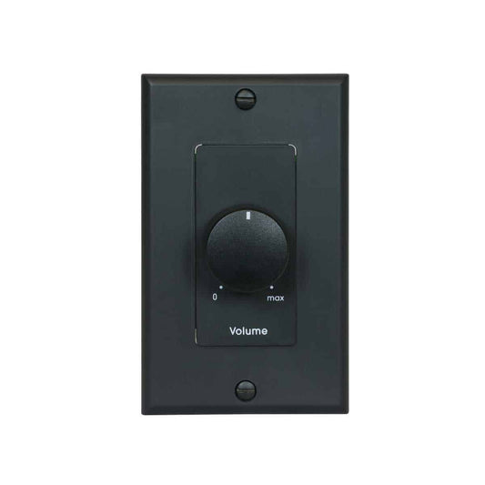 Lowell 10k ohm Potentiometer With Decorator Wall Plate Remote Level Control | Black