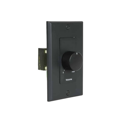 Lowell 25W Mono Volume Control With Decorator Wall Plate | Black