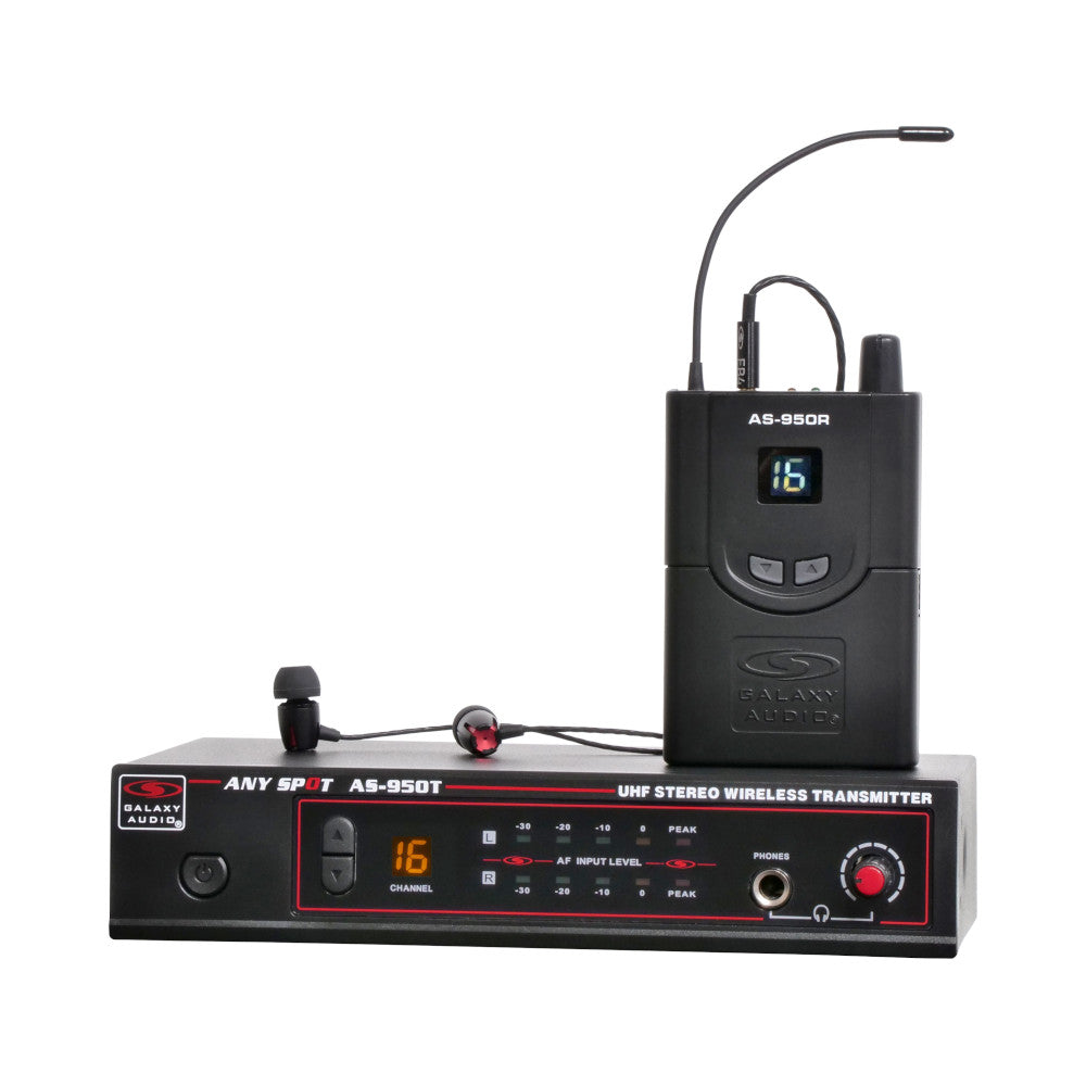 Galaxy Audio AS-950 Wireless Personal Monitor System