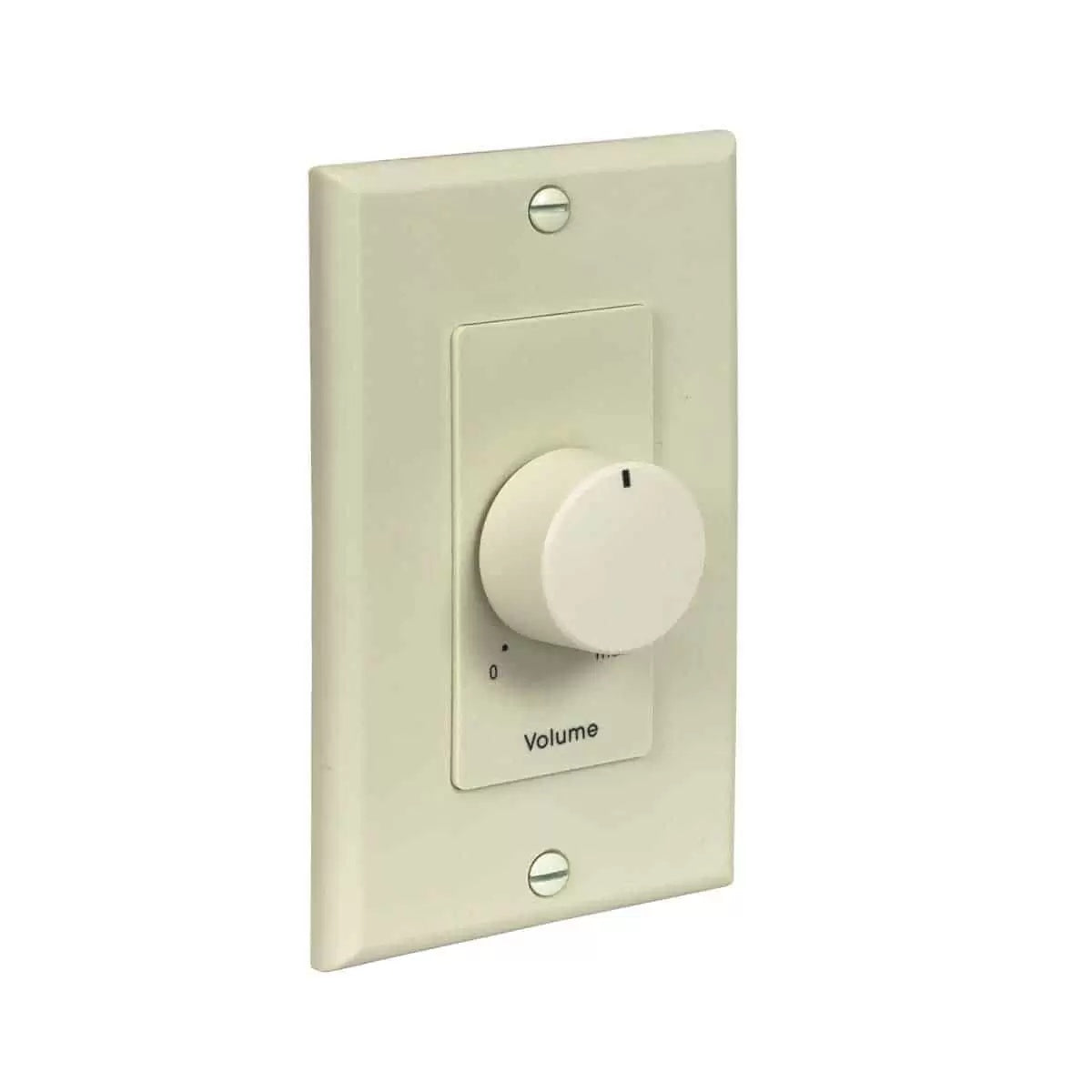 Lowell 50W Mono Volume Control With Decorator Wall Plate | Almond | Almond