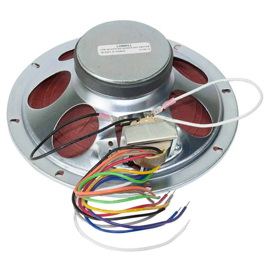 Lowell 8" Moisture Resistant Single Cone Speaker For Paging | Single 25V/70V Transformer