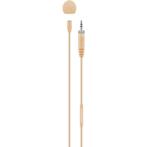 Sennheiser MKE Essential Omni Lavalier Microphone | Color: Beige, Connector: 3.5mm