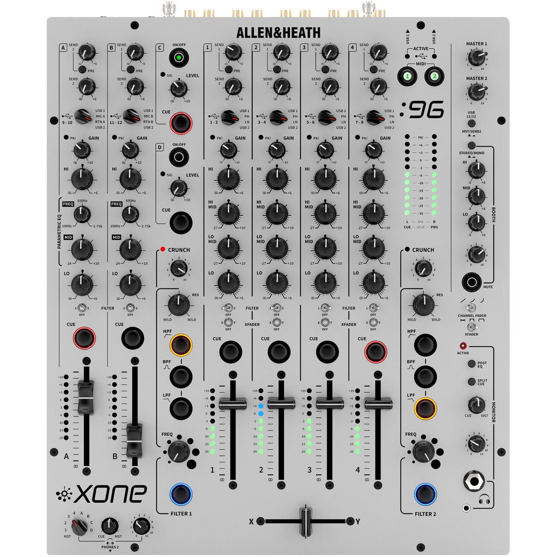 Allen & Heath XONE:96 6+2 Channel Analog DJ Mixer