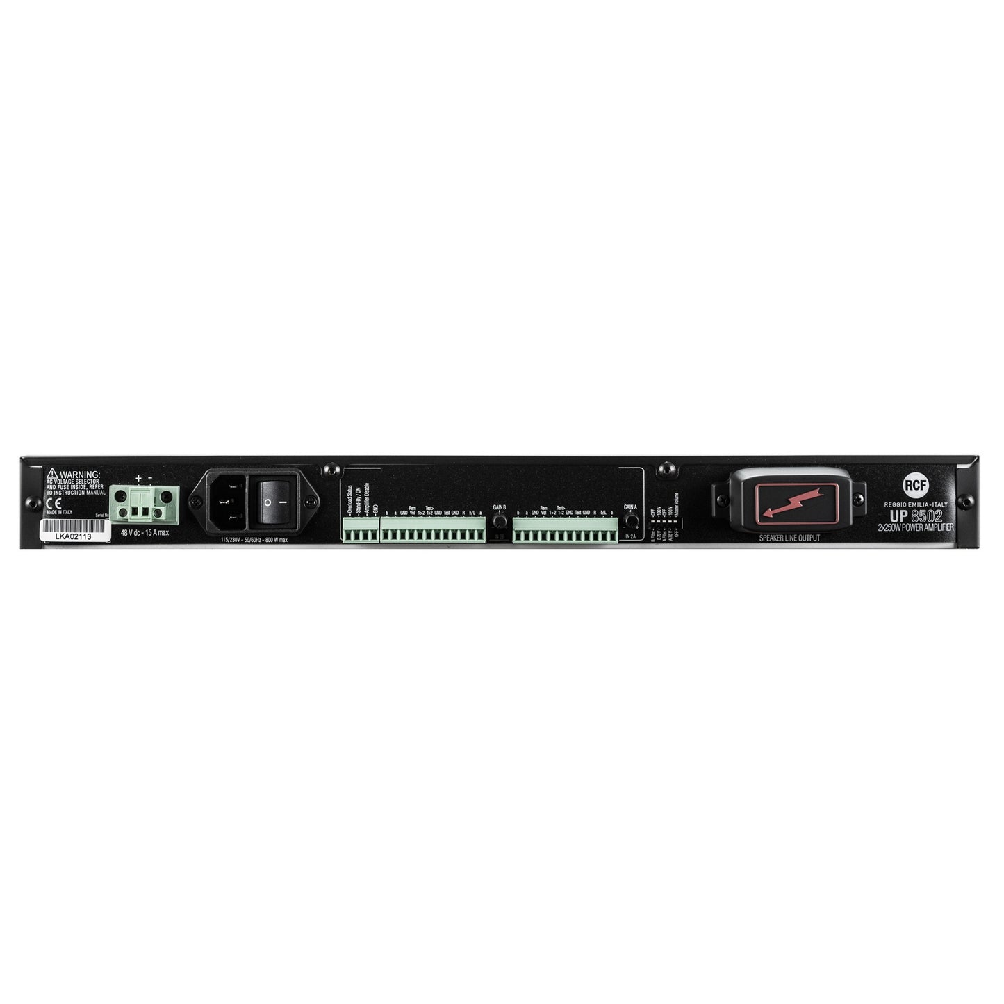 RCF UP8502 Power Amplifier