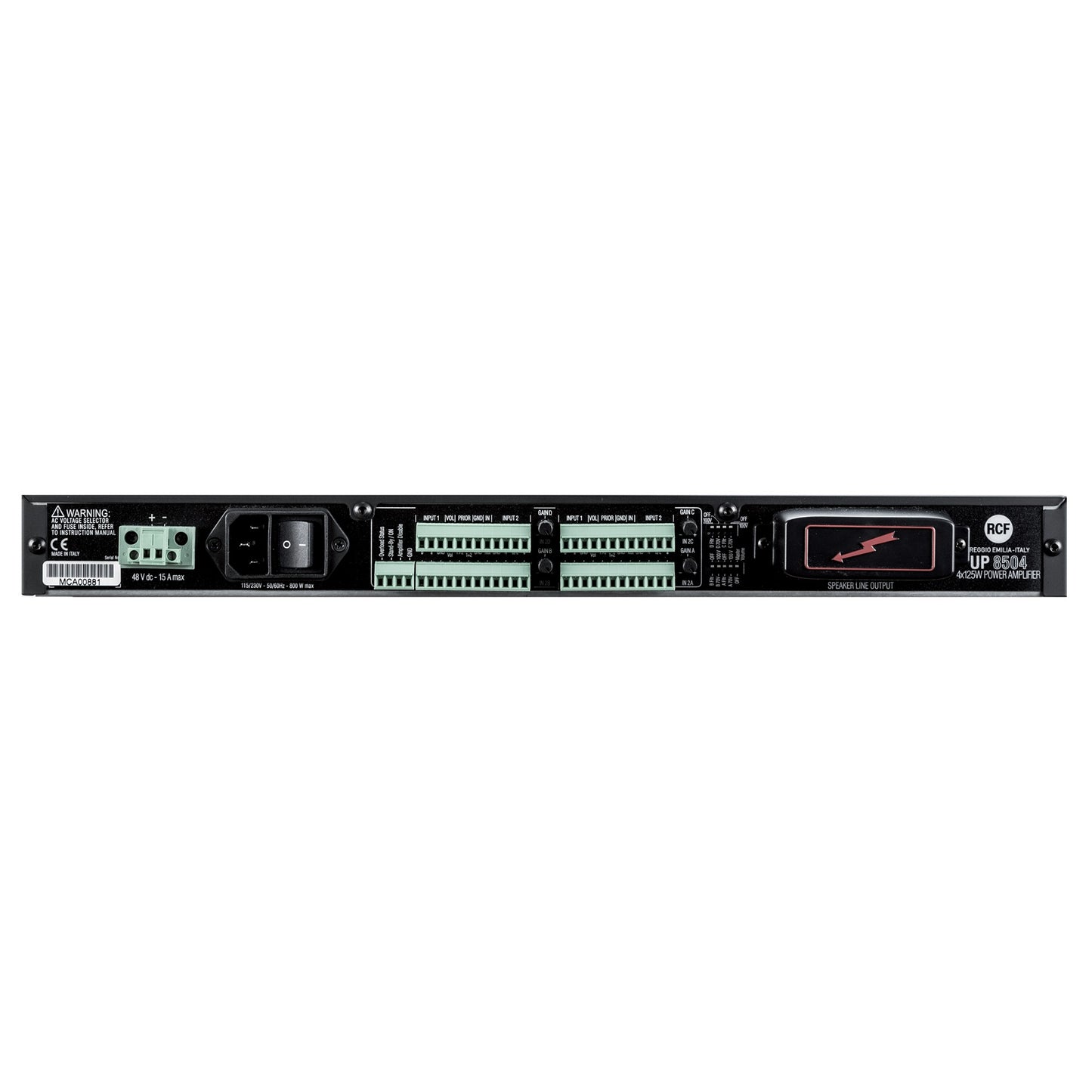 RCF UP8504 Power Amplifier