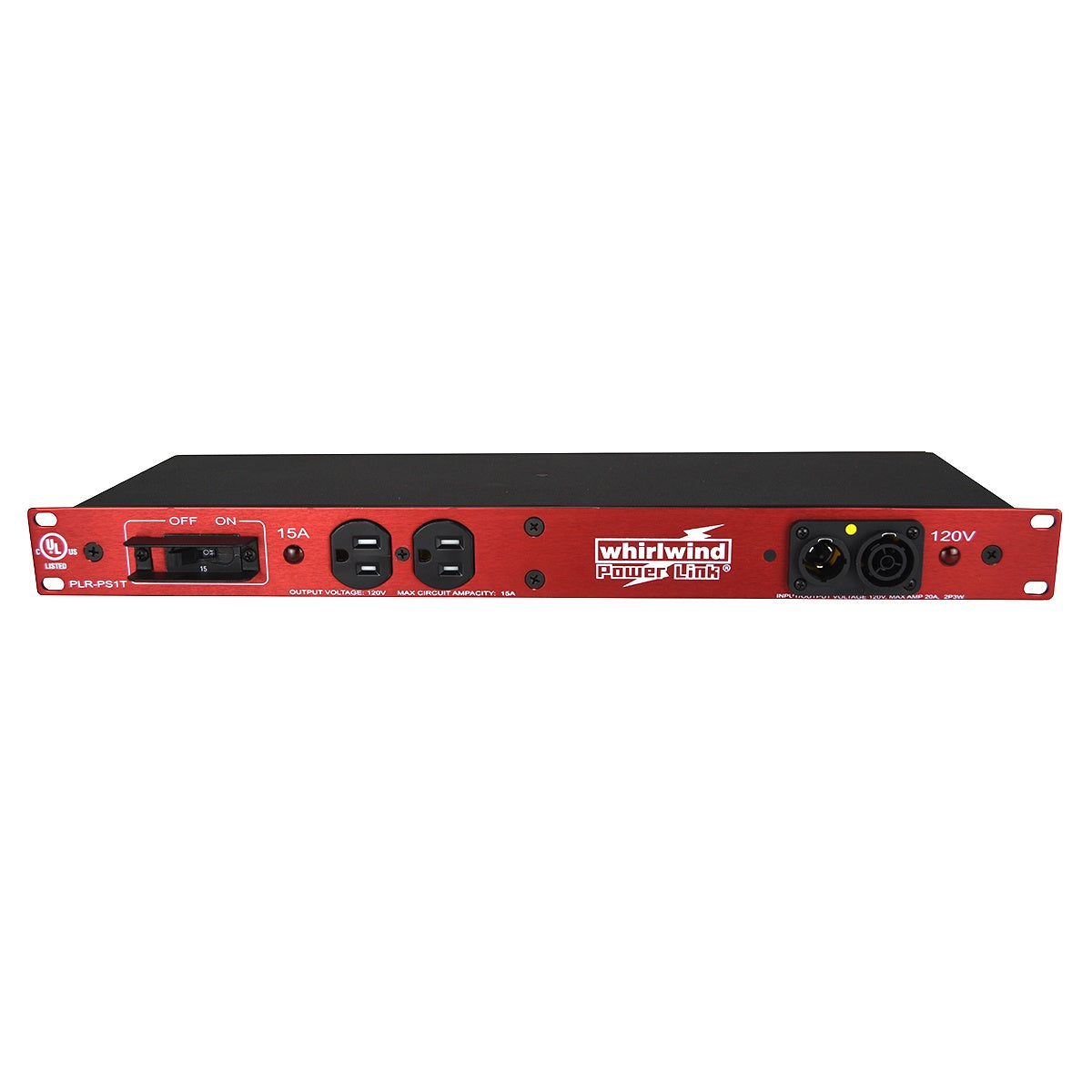 Whirlwind PLR-PS1T Rack Mount Power Distributor With EMI Filtering