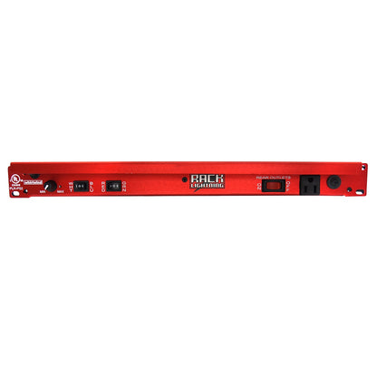 Whirlwind PLR-PS2 1RU Rack Power Strip With LED Lighting