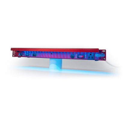 Whirlwind PLR-PS2 1RU Rack Power Strip With LED Lighting