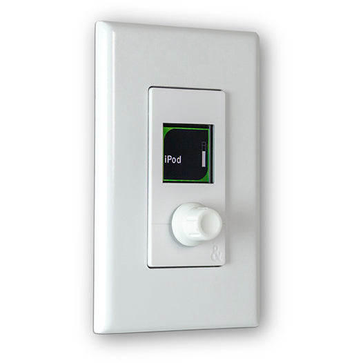 Allen & Heath AH-IP-1W One Rotary Wallplate Controller, White