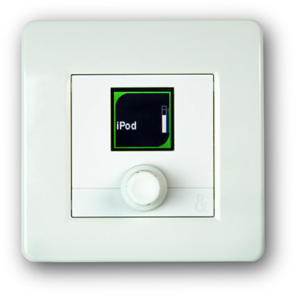 Allen & Heath AH-IP-1W One Rotary Wallplate Controller, White