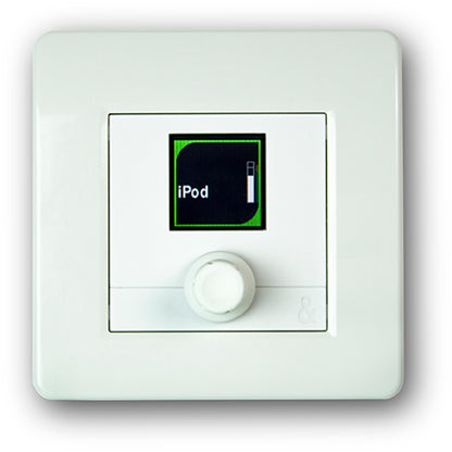 Allen & Heath AH-IP-1W One Rotary Wallplate Controller, White