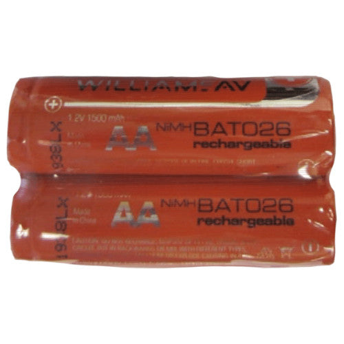 Williams AV BAT 026-2 AA Rechargeable Batteries