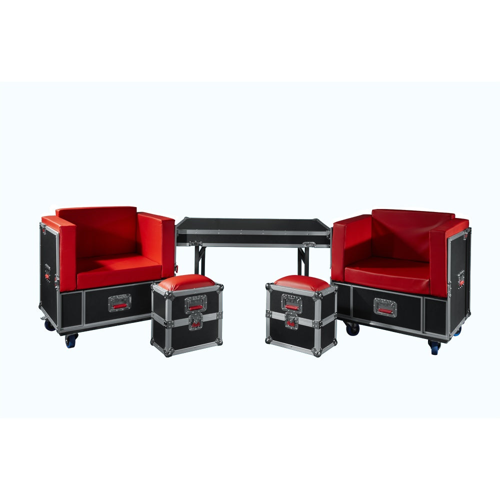 Gator G-TOURLOUNGE Road Case Furniture Set with Storage