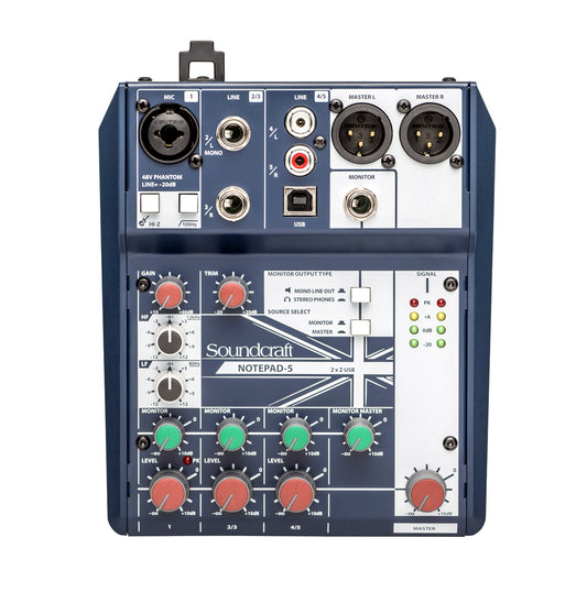 Soundcraft Notepad-5 Small Format Analog Mixer