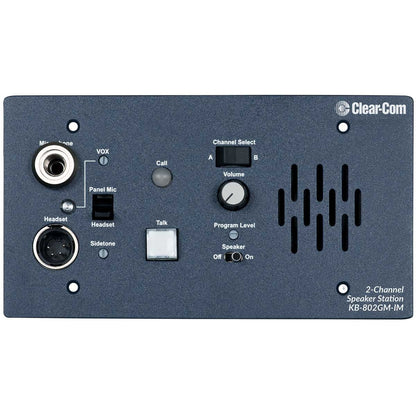 Clear-Com KB-802GM-IM Encore 2-Channel Remote Speaker Station