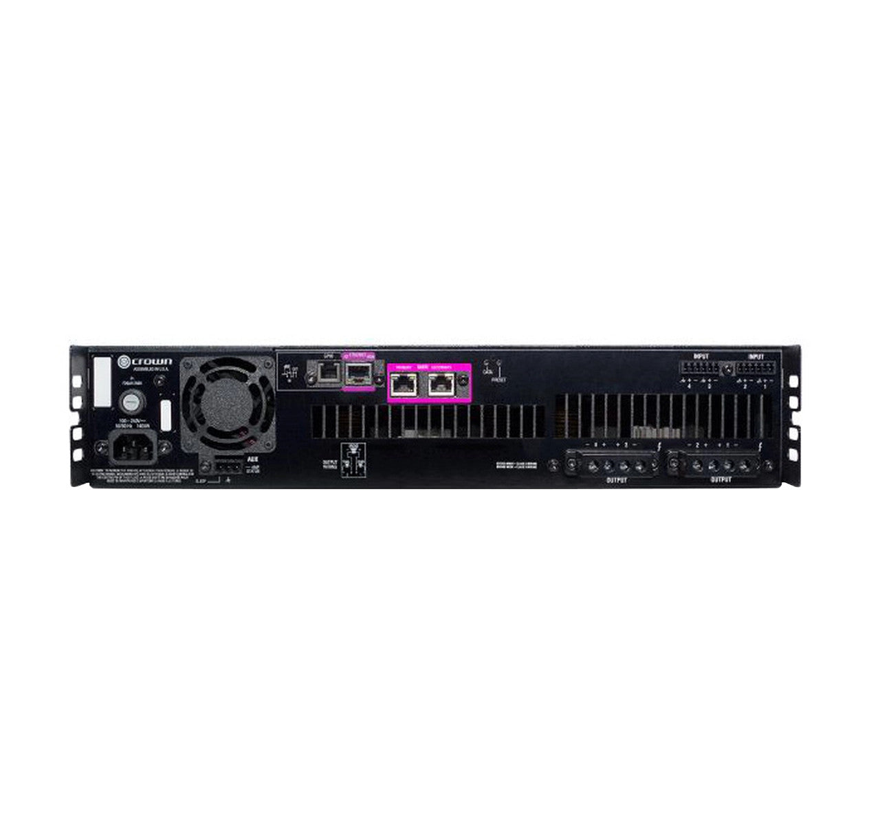 Crown DCi 4|300DA 4-Channel 70/100V Power Amplifier with Dante