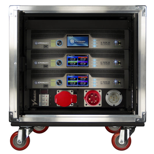Crown VRACKHD4FX V-Rack With Three IT4X3500HD Amplifiers