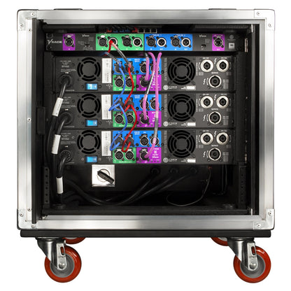 Crown VRACKHD4FX V-Rack With Three IT4X3500HD Amplifiers