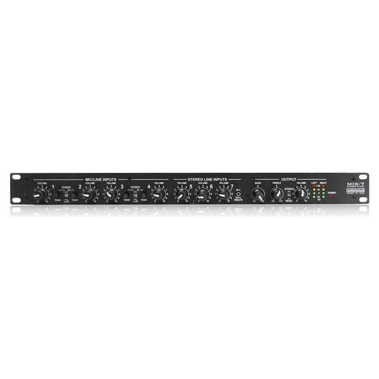 Whirlwind Mix-7 Contractor Stereo Rack Mixer