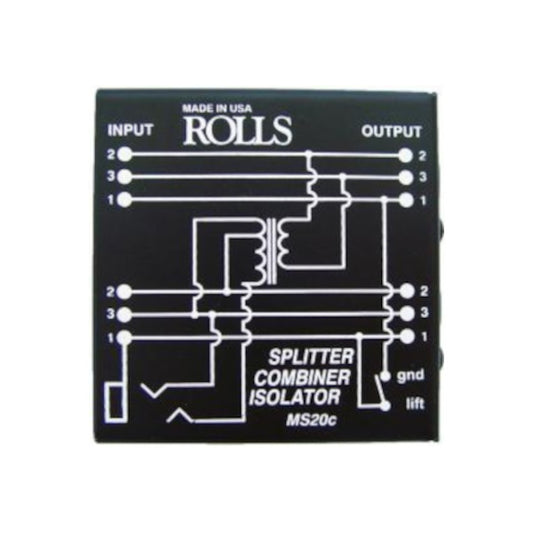 Rolls MS20c Microphone Splitter/Combiner/Isolator