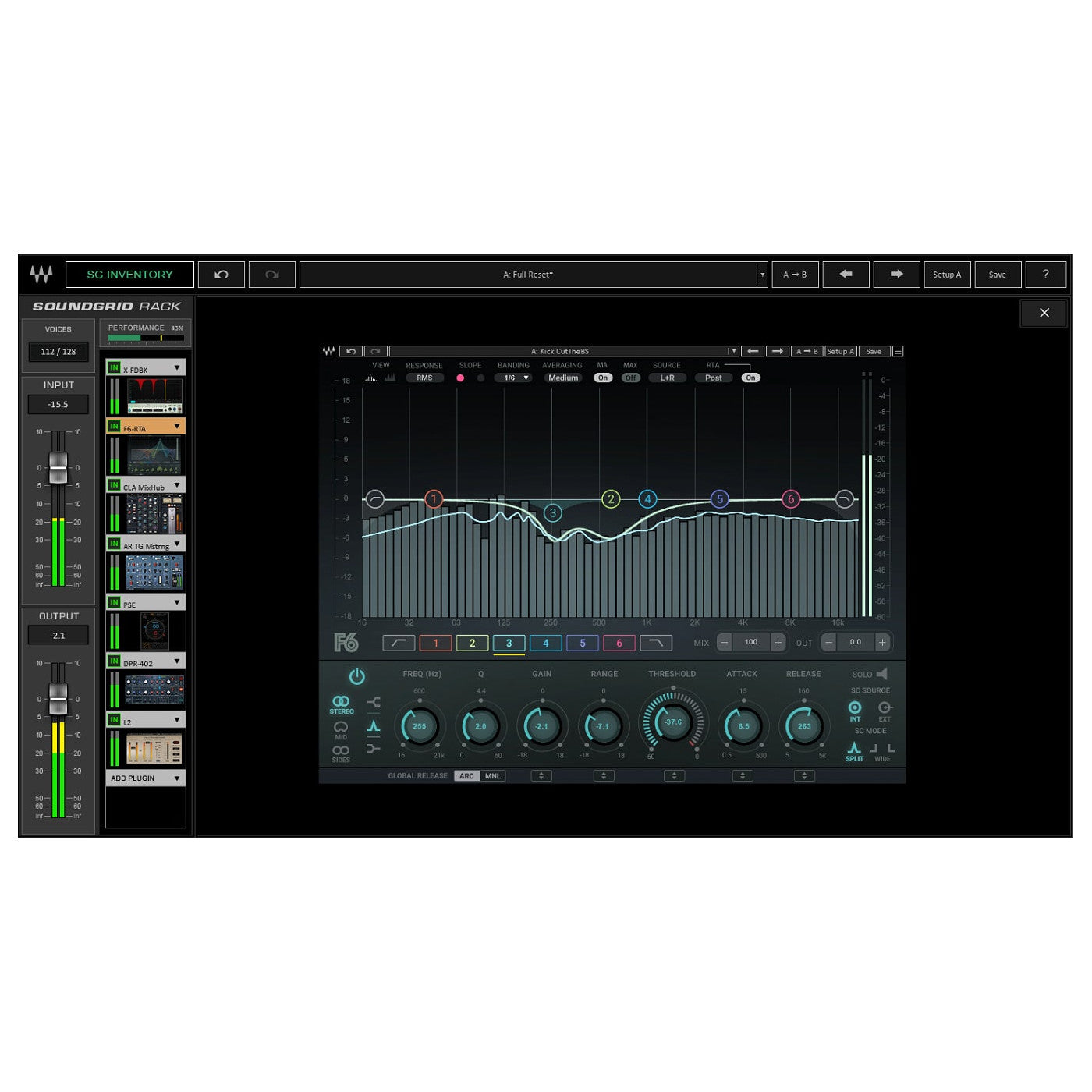 Waves SGRCK SoundGrid Rack for VENUE 1