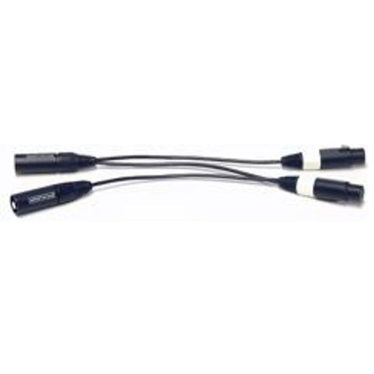 Whirlwind YX2F2M Dual XLR Gender Adapter Y-Cable, 1.5'