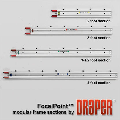 DRAPER 385117 Focalpoint, 220", Hdtv, Cineflex Ch1200V
