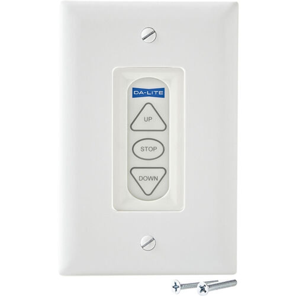 Da-Lite 38885 Built-In Smrt Mtr Hdwe Kit Includes, Splitter, Wall Switch And 25' Cable