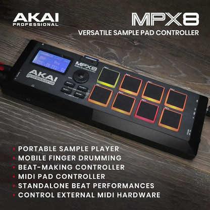 Akai MPX8 Mobile SD Sample Player
