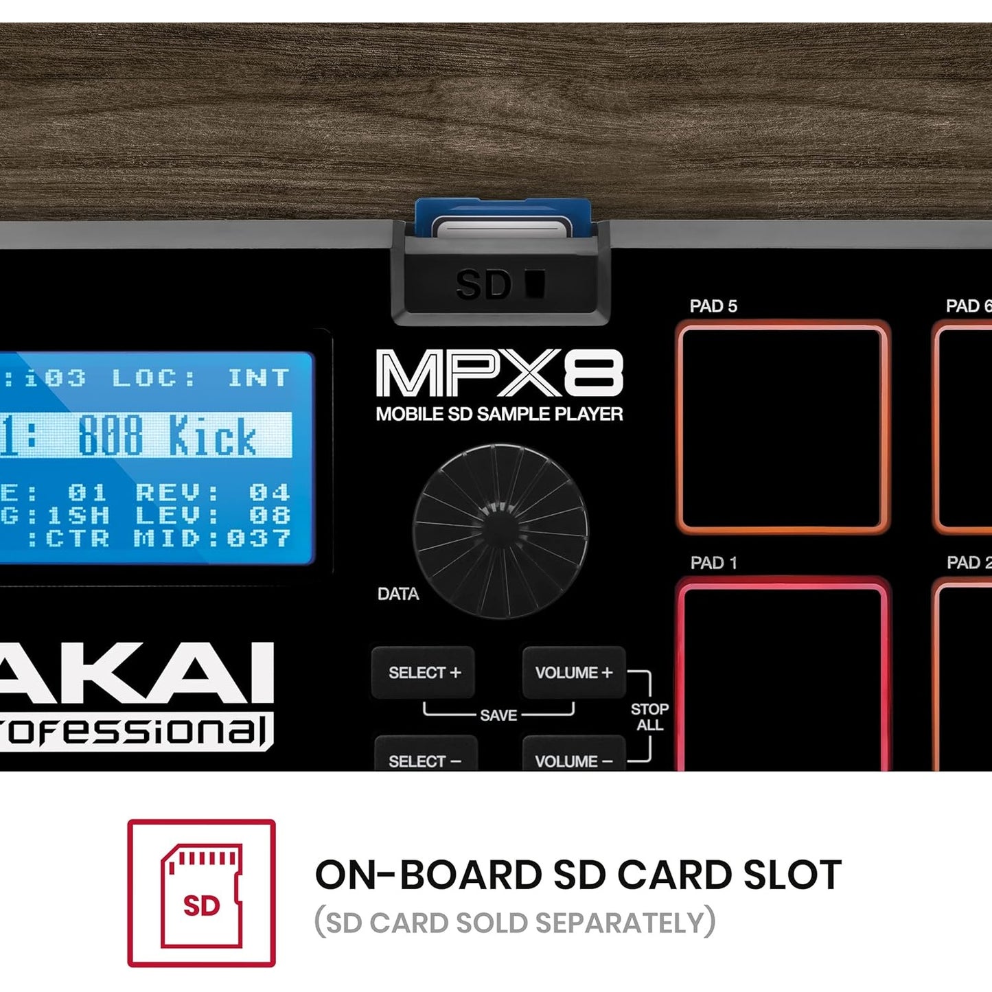 Akai MPX8 Mobile SD Sample Player