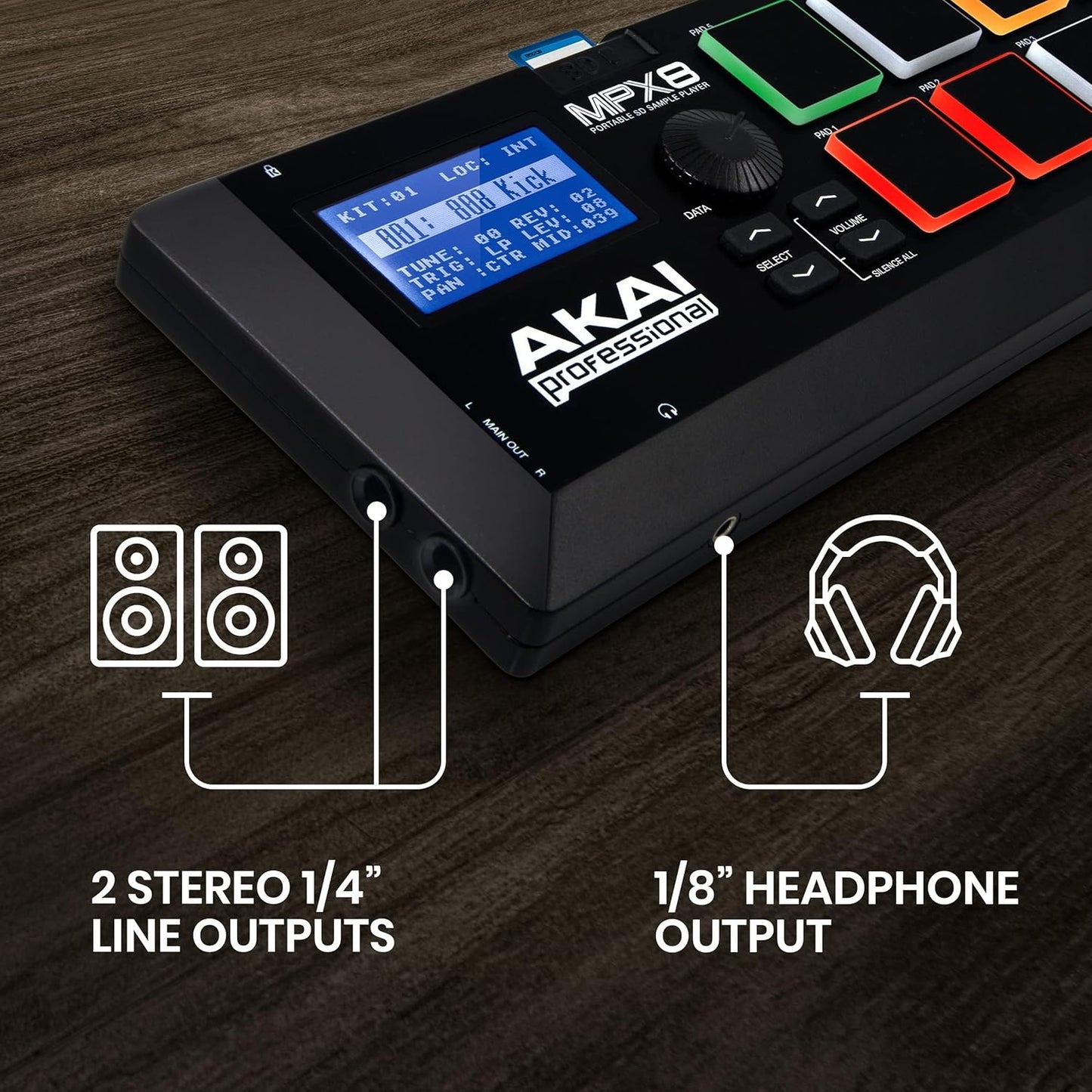 Akai MPX8 Mobile SD Sample Player