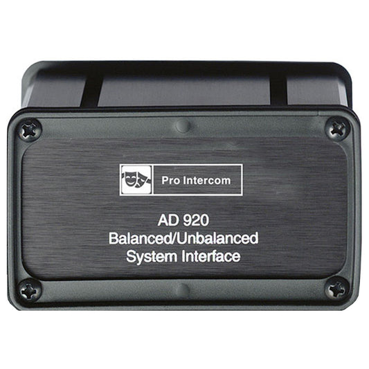 Pro Intercom AD920 Balanced/Unbalanced Interface front
