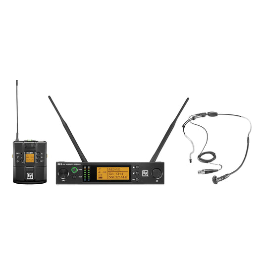 Electro-Voice RE3-BPHW UHF Wireless Headworn Microphone System
