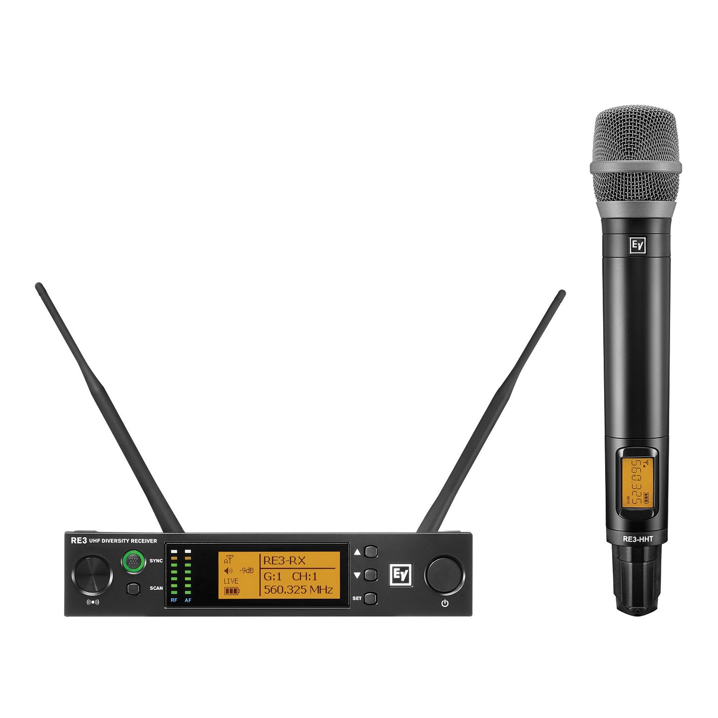 Electro-Voice RE3-RE520 UHF Wireless Handheld Microphone System