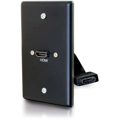 C2G CG39878 Hdmi Passthrough Wallplate Sg Black