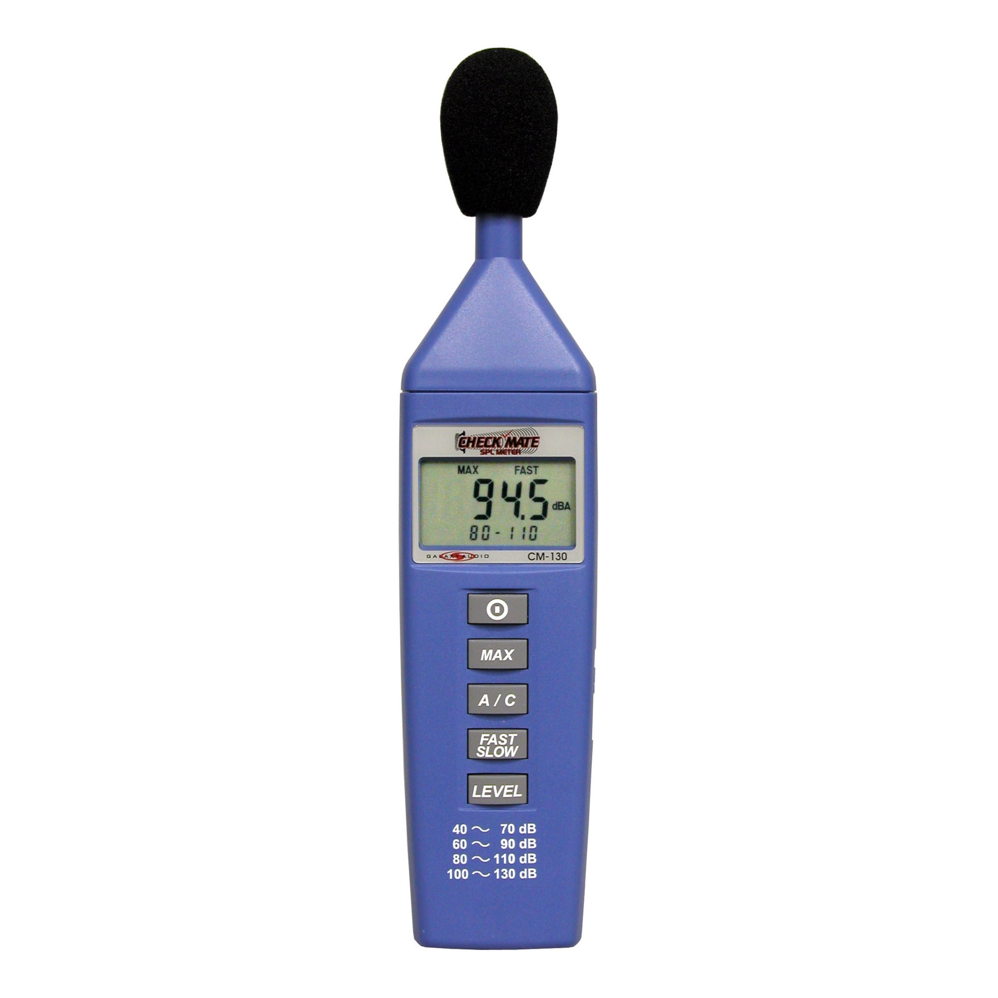 Galaxy Audio CM-130 Check Mate SPL Audio DB Meter