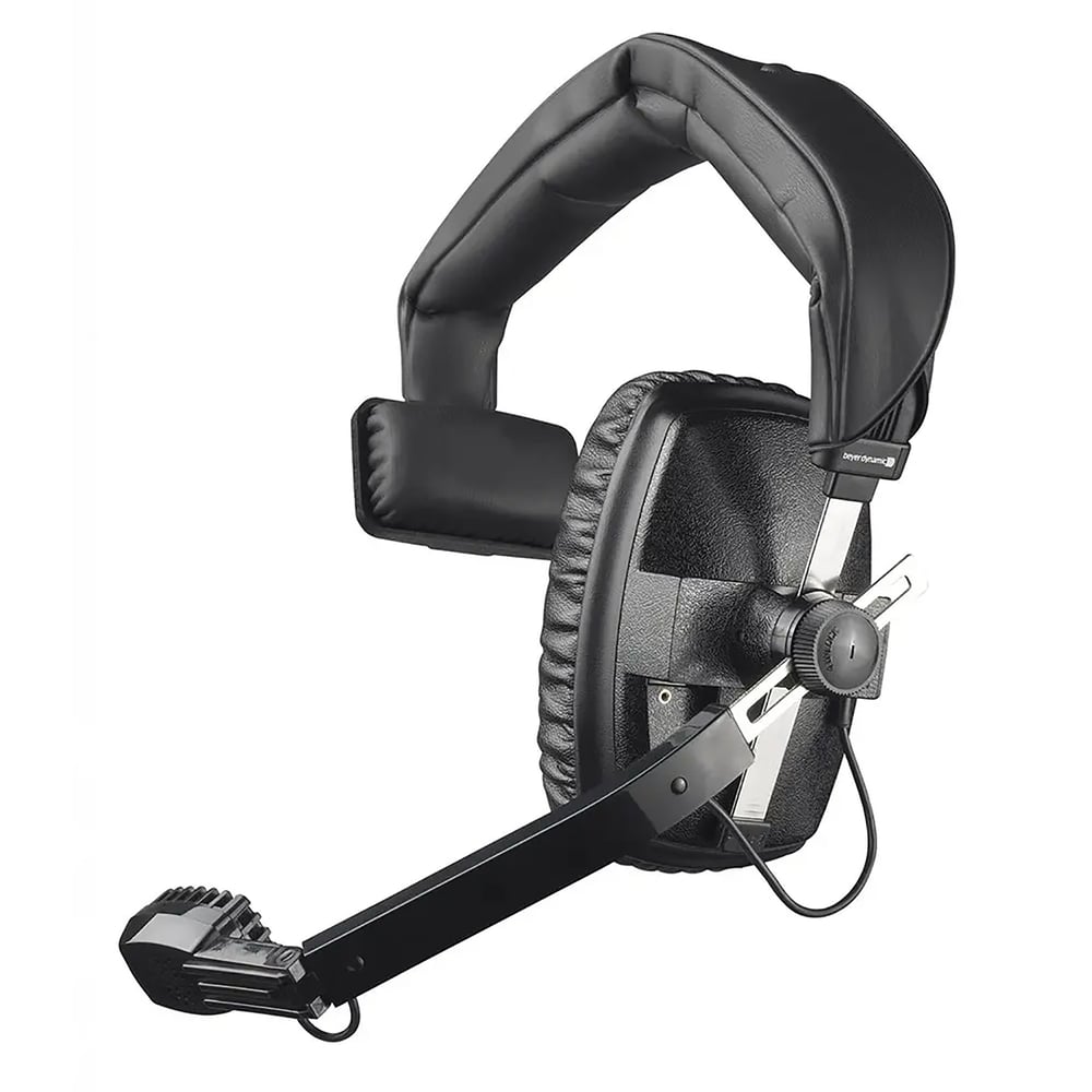 beyerdynamic 402958 Single-Ear Headset, Black, Without Cable