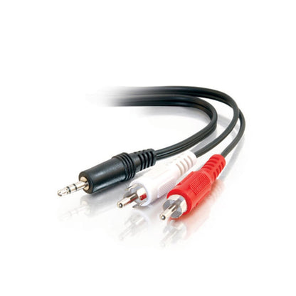 C2G CG40423 6Ft 3.5Mm Stereo Male To Rca Male Y Cable